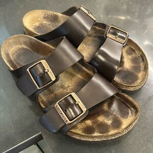 Birkenstocks, 3 years old. Lots of life left!